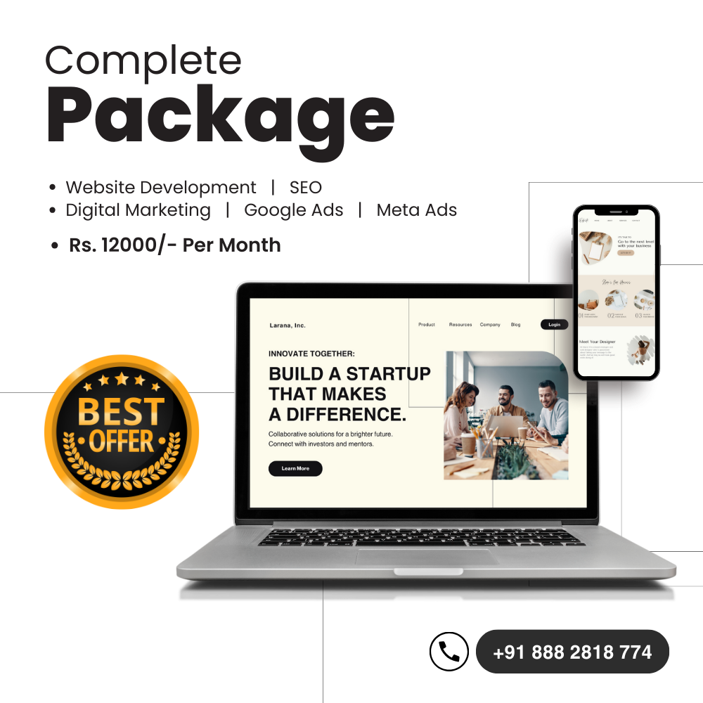 Complete Website Development with DiziCode